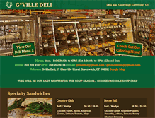 Tablet Screenshot of gvilledeli.com